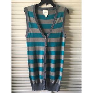 NWOT Striped Sweater Vest